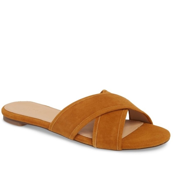 J. Crew Shoes - J. Crew Cora Cider Brown Slide Slip On Sandals